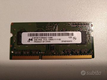 RAM 2GB MICRON DDR3L 1600Mhz