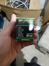 Filtro olio moto hf 651