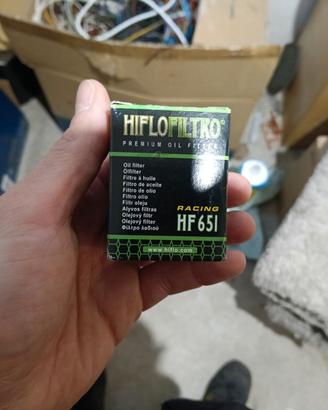 Filtro olio moto hf 651