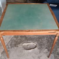 Tavolo da Gioco Vintage in legno Richiudibile 