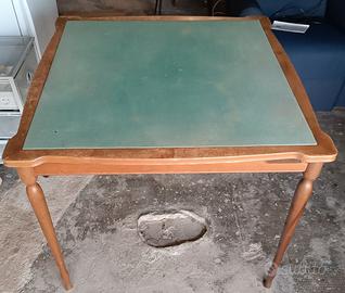 Tavolo da Gioco Vintage in legno Richiudibile 