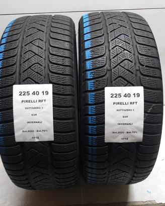 2 GOMME 225 40 19 PIRELLI RFT A1712