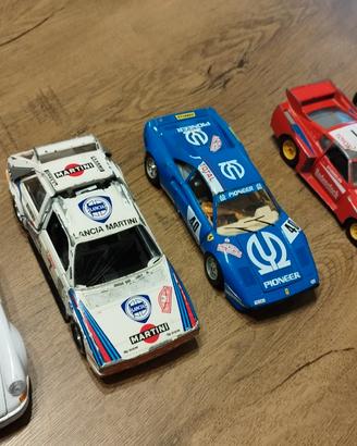 Lotto modellini auto vari Burago 1/24 Ferrari