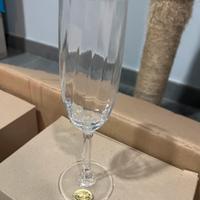 Set bicchieri di cristallo