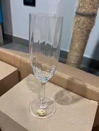 Set bicchieri di cristallo