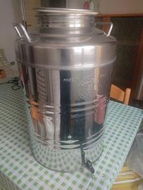 Fusto inox 50 LT per olio di oliva