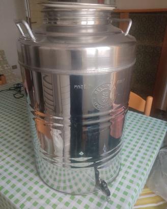 Fusto inox 50 LT per olio di oliva