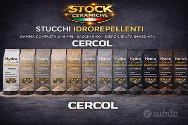 Stucco per piastrelle tutti colori idrorepellente
