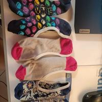 Calzini Vans corti  4 paia con  colori fantasia