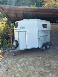 Carrello trasporto cavalli, trailer.
