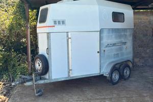 Carrello trasporto cavalli, trailer.
