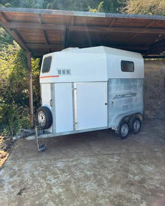 Carrello trasporto cavalli, trailer.