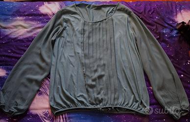 Maglia OLTRE maniche lunghe verde smeraldo mis. XL