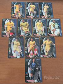 Lotto 12 Carte Football Champions 2001-2002