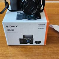 Fotocamera Sony alpha6100 2500 scatti + batterie