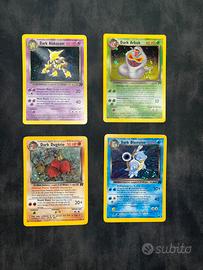 Pokemon lotto holo set team rocket