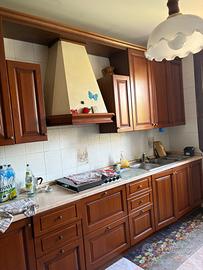 Cucina artigianale in legno massello 4 metri +3