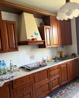 Cucina artigianale in legno massello 4 metri +3