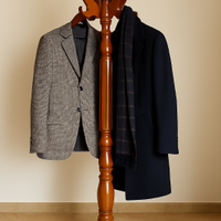 appendiabiti in legno massello, stile classico