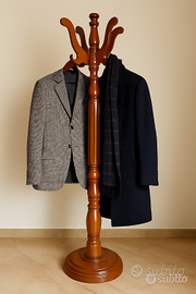 appendiabiti in legno massello, stile classico