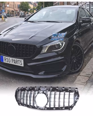 GRIGLIA MERCEDES CLA W117 13-16 LOOK AMG GTR NERO 