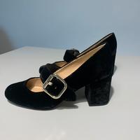 Scarpe San Edelman Chessie, Black Velvet