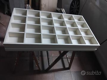 mensola scorrevole porta cinture ecc