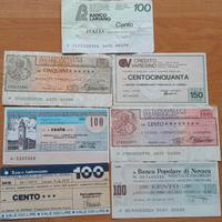lotto 7 miniassegni