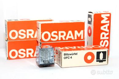 OSRAM FLASHCUBES OFC 4 - Lampada Flash Vintage x 6