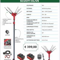 Abbacchiatore a batterie Kontiky