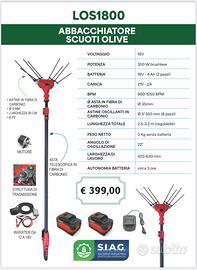 Abbacchiatore a batterie Kontiky