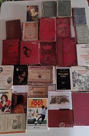 Grande lotto di libri vintage e antichi