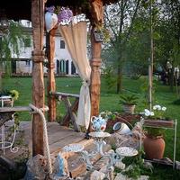 Gazebo legno antico  pezzo unico