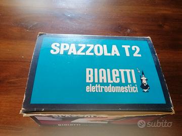 Spazzola elettrica T2 Bialetti vintage + scatola