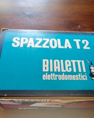 Spazzola elettrica T2 Bialetti vintage + scatola