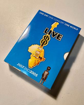 Cofanetto DVD Live 8 2005 madonna pink floyd