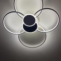 Lampadario LED moderno design floreale come nuovo