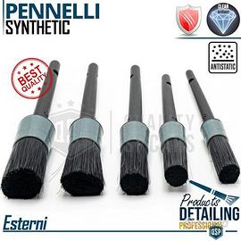 5 Pennelli Pulizia ESTERNI Detailing Professionale