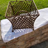 Porta riviste/ vasi in ferro battuto