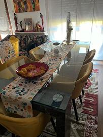 Tavolo vetro temperato