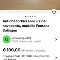 forbici funzionanti anni 20