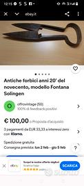 forbici funzionanti anni 20