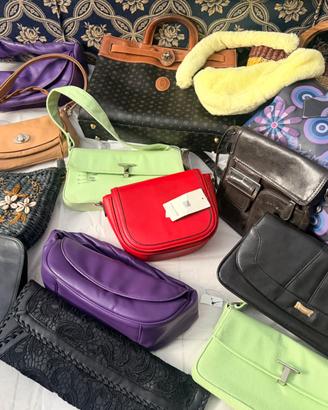 Lotto 15 borse (Coccinelle, Pollini, ecc.)