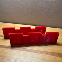 Coppia supporti batterie Einhell 18V in PETG