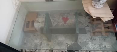 tavolino di vetro da soggiorno