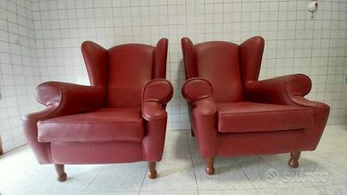 Poltrone in pelle in condizioni pari al nuovo