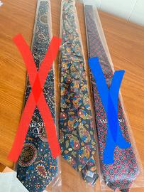 Cravatta seta Valentino vintage