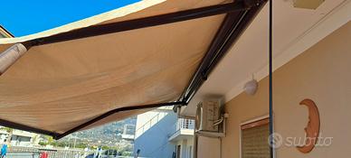 tenda da sole con motore elettrico