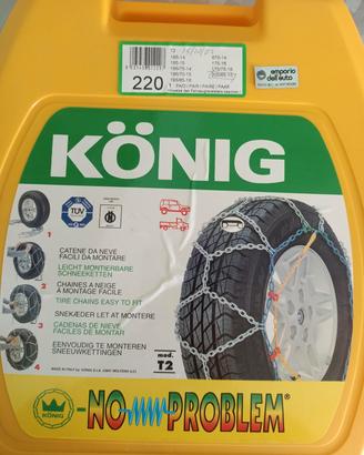 Catene neve König T2 220