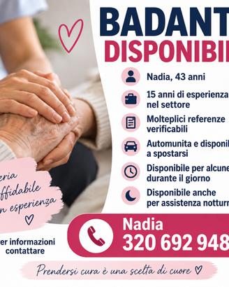 Badante ore o notturna automunita